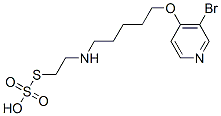 CAS#: 41287-18-7， Thiosulfuric Acid S-[2-[[5-[(3-Bromo-4-Pyridyl)Oxy]Pentyl]Amino]Ethyl] Ester