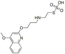 CAS#: 41287-28-9， Thiosulfuric Acid Hydrogen S-[2-[[3-[(4-Methoxy-2-Quinolinyl)Oxy]Propyl]Amino]Ethyl] Ester