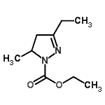 CAS#: 413624-91-6， Ethyl 3-Ethyl-5-Methyl-4,5-Dihydro-1H-Pyrazole-1-Carboxylate