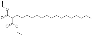 structure of CAS# 41433-81-2, Diethyl n-Hexadecylmalonate;2-Hexadecylpropanedioic Acid Diethyl Ester;2-Cetylmalonic Acid Diethyl Ester