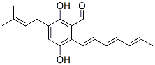 CAS#: 41451-81-4， 2-[(1E,3E,5E)-1,3,5-Heptatrienyl]-3,6-Dihydroxy-5-(3-Methyl-2-Butenyl)Benzaldehyde