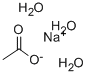 structure of CAS# 41484-91-7, Sodium Acetate Hydrate;Sodium Acetate Hydrate, Puratronic(R), 99.9985% (Metals Basis);Sodium Acetate Hydrate, Puratronic;Acetic Acid, Sodium Salt, Hydrate