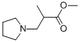 structure of CAS# 4151-03-5, Methyl 2-Methyl-3-(Pyrrolidin-1-Yl)Propanoate;Methyl 2-Methyl-3-Pyrrolidin-1-Yl-Propanoate;2-Methyl-3-1-Pyrrolidinylpropanoic Acid Methyl Ester;2-Methyl-3-Pyrrolidin-1-Yl-Propionic Acid Methyl Ester