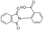 structure of CAS# 41513-78-4, N-(2-Carboxyphenyl)Phthalimide;2-(1,3-Dioxoisoindolin-2-Yl)Benzoic Acid;2-(1,3-Dioxo-2-Isoindolinyl)Benzoic Acid;2-(1,3-Diketoisoindolin-2-Yl)Benzoic Acid