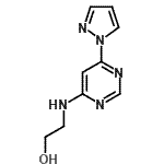 CAS 登录号：415699-68-2， 2-{[6-(1H-吡唑-1-基)-4-嘧啶基]氨基}乙醇