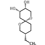 CAS#: 415921-39-0， (3R,4S,6S,9S)-9-Ethyl-1,7-Dioxaspiro[5.5]Undecane-3,4-Diol
