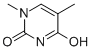 structure of CAS# 4160-72-9, 1-Methylthymine;1,5-Dimethylpyrimidine-2,4-Quinone;1,5-Dimethyluracil;1-Methylthymine
