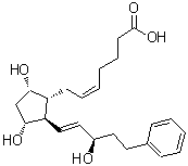 CAS 登录号：41639-71-8， (5Z)-7-{(1R,2R,3R,5S)-3,5-二羟基-2-[(3R)-3-羟基-5-苯基-1-戊烯-1-基]环戊基}-5-庚烯酸