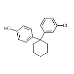 CAS#: 41768-92-7， 4-[1-(3-Chlorophenyl)Cyclohexyl]Phenol