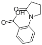 structure of CAS# 41790-73-2, 2-(2-Oxo-1-Pyrrolidinyl)-Benzoic Acid;2-(2-Oxo-1-Pyrrolidinyl)Benzoate;2-(2-Ketopyrrolidin-1-Yl)Benzoate;Zinc04218225