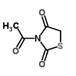 CAS#: 41812-51-5， 3-Acetyl-1,3-Thiazolidine-2,4-Dione