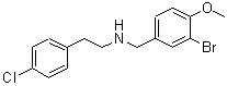CAS#: 418772-33-5， N-(3-Bromo-4-Methoxybenzyl)-2-(4-Chlorophenyl)Ethanamine