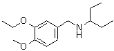 CAS#: 418778-20-8， N-(3-Ethoxy-4-Methoxybenzyl)-3-Pentanamine