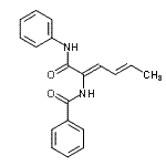 CAS#: 418797-19-0， N-[(2Z,4E)-1-Anilino-1-Oxo-2,4-Hexadien-2-Yl]Benzamide