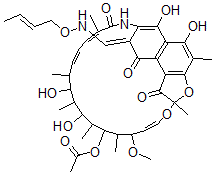 CAS#: 41887-54-1， 3-(2-Butenyloxyiminomethyl)Rifamycin