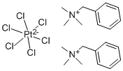 structure of CAS# 41909-89-1, Trimethylbenzylammoniumhexachloroplatinate (IV);Benzyl-Trimethyl-Ammonium;Platinum;Hexachloride;Benzyl-Trimethylammonium;Platinum;Hexachloride;Platinum;Trimethyl-(Phenylmethyl)Azanium;Hexachloride