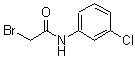 structure of CAS# 41964-65-2, 2-Bromo-N-(3-Chlorophenyl)Acetamide;acetamide, 2-bromo-N-(3-chlorophenyl);Acetamide, N-(3-chlorophenyl)-2-bromo-;MFCD00719259