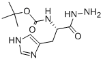 CAS 登录号：42002-05-1， N-叔-(丁氧羰基)-L-组氨酰肼
