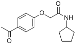 CAS 登录号：42018-29-1， 4'-(环戊基氨基甲酰甲氧基)苯乙酮