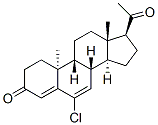 CAS 登录号：4202-98-6， 6-氯-9beta,10alpha-孕甾-4,6-二烯-3,20-二酮