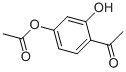 structure of CAS# 42059-48-3, 4-Acetyl-3-Hydroxyphenyl Acetate;ACETIC ACID 4-ACETYL-3-HYDROXY-PHENYL ESTER;4-Acetyl-3-Hydroxyphenyl Acetate, 95+%;4'-ACETOXY-2'-HYDROXYACETOPHENONE