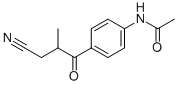CAS 登录号：42075-21-8， 4-(3-氰基-2-甲基丙酰基)乙酰胺