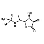 CAS#: 420846-43-1， (3R,4S,5R)-5-[(4R)-2,2-Dimethyl-1,3-Oxazolidin-4-Yl]-3,4-Dihydroxydihydro-2(3H)-Furanone