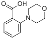 structure of CAS# 42106-48-9, 2-Morpholinobenzoic Acid;2-Morpholin-4-Ylbenzoic Acid(SALTDATA: FREE);2-(MORPHOLIN-4-YL)BENZOIC ACID;2-(4-Morpholinyl)Benzoic Acid