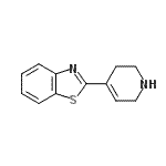CAS#: 42158-45-2， 2-(1,2,3,6-Tetrahydropyridin-4-Yl)-1,3-Benzothiazole