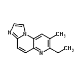 CAS#: 421595-97-3， 7-Ethyl-8-Methylimidazo[1,2-a][1,5]Naphthyridine