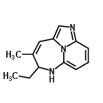CAS#: 421595-98-4， 7-Ethyl-8-Methyl-6,7-Dihydro-2,6,9B-Triazabenzo[cd]Azulene