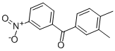 structure of CAS# 42187-33-7, 3,4-Dimethyl-3'-Nitrobenzophenone;Zinc00156623;3,4-Dimethyl-3'-Nitrobenzophenone