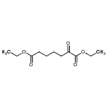 structure of CAS# 42212-75-9, Diethyl 2-Oxoheptanedioate;Diethyl 2-oxoheptane-1,7-dicarboxylate;MFCD01319630