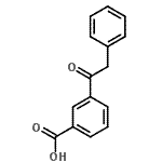 structure of CAS# 423151-69-3, 3-(Phenylacetyl)Benzoic Acid;3-(1-Oxo-2-phenylethyl)benzoic acid;3-(phenylacetyl)benzoic acid;MFCD01003946