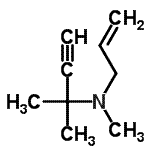 CAS#: 423162-79-2， N-Allyl-N,2-Dimethyl-3-Butyn-2-Amine