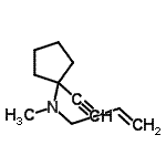 CAS#: 423162-85-0， N-Allyl-1-Ethynyl-N-Methylcyclopentanamine