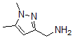 structure of CAS# 423768-52-9, 1,5-Dimethyl-1H-Pyrazole-3-Methanamine;(1,5-Dimethyl-1H-Pyrazol-3-Yl)Methylamine ,97%;1H-Pyrazole-3-Methanamine,1,5-Dimethyl-(9CI);(1,5-DIMETHYL-1H-PYRAZOL-3-YL)METHYLAMINE