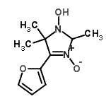 CAS#: 424812-68-0， 4-(2-Furyl)-2,5,5-Trimethyl-2,5-Dihydro-1H-Imidazol-1-Ol 3-Oxide