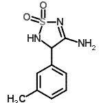 CAS#: 425646-68-0， 4-(3-Methylphenyl)-4,5-Dihydro-1,2,5-Thiadiazol-3-Amine 1,1-Dioxide