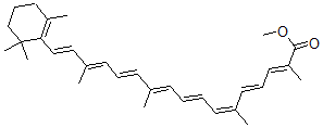 CAS 登录号：4273-73-8， 8'-阿朴-beta-胡罗卜素甲酯