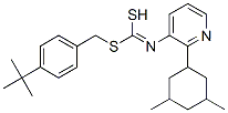 CAS#: 42754-21-2， S-[4-(2-Methyl-2-propanyl)benzyl] [2-(3,5-dimethylcyclohexyl)-3-pyridinyl]carbamothioate