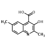 CAS#: 42757-89-1， 3-Hydroxy-2,6-Dimethyl-4-Quinolinecarboxylic Acid