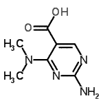 CAS#: 42783-88-0， 2-Amino-4-(Dimethylamino)-5-Pyrimidinecarboxylic Acid