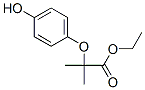 结构式 CAS# 42806-90-6, 2-(4-羟基苯氧基)-2-甲基丙酸乙酯