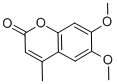 structure of CAS# 4281-40-7, 6,7-Dimethoxy-4-Methylcoumarin;6,7-Dimethoxy-4-Methyl-Chromen-2-One;6,7-Dimethoxy-4-Methyl-2-Chromenone;6,7-Dimethoxy-4-Methyl-Coumarin