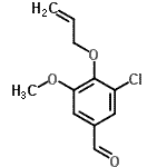 CAS#: 428479-97-4， 4-(Allyloxy)-3-Chloro-5-Methoxybenzaldehyde