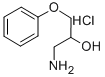 结构式 CAS# 4287-20-1, 3-氨基-1-苯氧基-2-丙醇盐酸盐