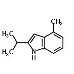 CAS#: 42958-23-6， 2-Isopropyl-4-Methyl-1H-Indole