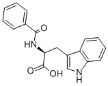 structure of CAS# 4302-66-3, Bz-Trp-OH;3-(1H-Indol-3-Yl)-2-[(Oxo-Phenylmethyl)Amino]Propanoic Acid;2-(Benzoylamino)-3-(1H-Indol-3-Yl)Propionic Acid;3-(1H-Indol-3-Yl)-2-(Phenylcarbonylamino)Propanoic Acid