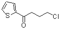 结构式 CAS# 43076-59-1, 4-氯-1-(2-噻吩基)丁烷-1-酮